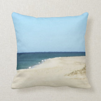 Sand, Meer und Himmel auf Cape Cod Kissen