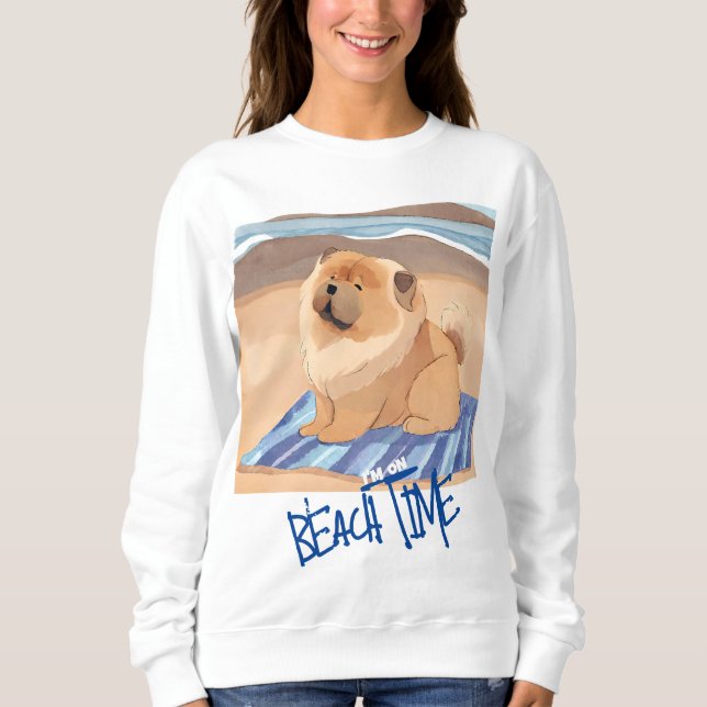 SAND N'SEA Chow Chow chien sweatshirt (Devant)