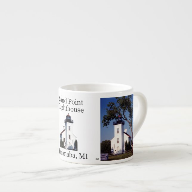 Sand Point Lighthouse Espresso Tasse (Vorderseite Rechts)