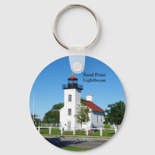 Sand Point Lighthouse Schlüsselkette Schlüsselanhänger