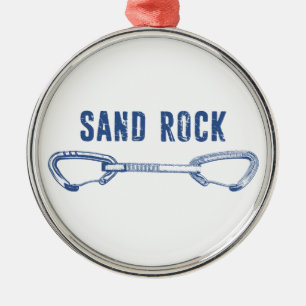 Sand Rock Alabama Klettersteig Quickdraw Ornament Aus Metall