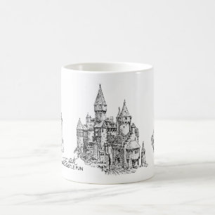 Sand-Schloss-Spaß-Kaffee-Tasse Kaffeetasse