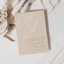 Sand | Script Watermark Monogram Wedding