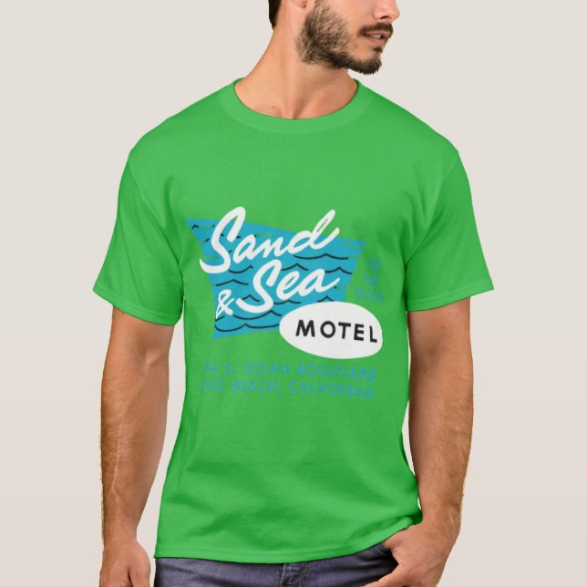 Sand & Sea Motel - Long Beach, CA T-Shirt (Vorderseite)