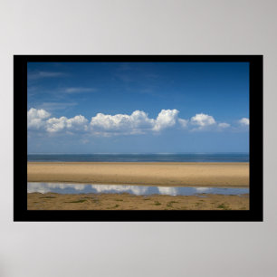 Sand Sea Sky. Poster von cARTerART