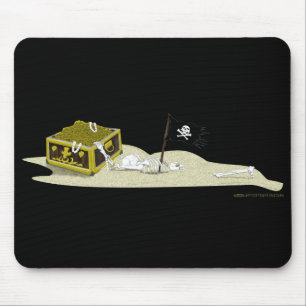 Sand-Skelett Mousepad