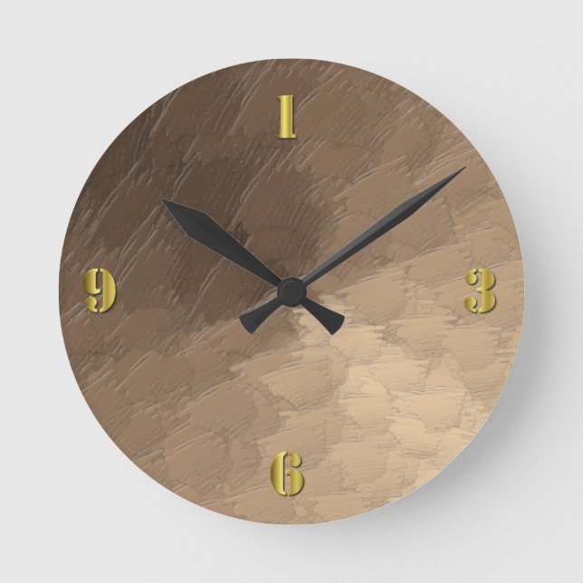 Sand Storm Runde Wanduhr (Vorderseite)