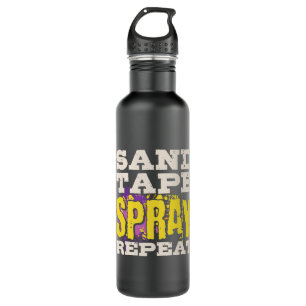 Sand-Tape-Spray Wiederholung Auto- und Auto-Kaross Edelstahlflasche