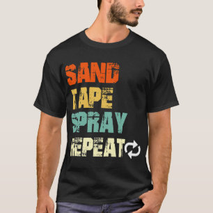Sand-Tape-Spray Wiederholung der Auto-Painter für T-Shirt
