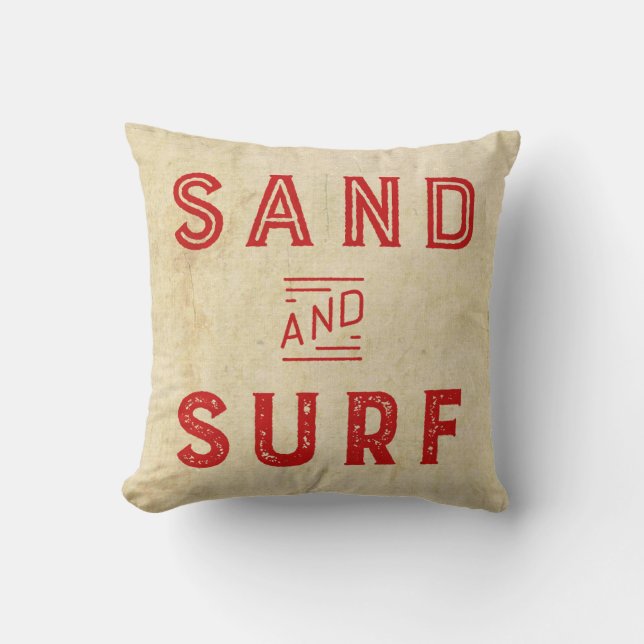 Sand-u. Brandungs-Kissen Kissen (Vorderseite)