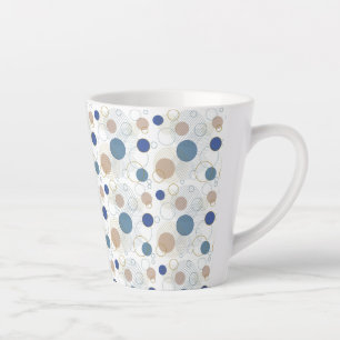 Sand- und Blaustrand-Farbpunkte Milchtasse