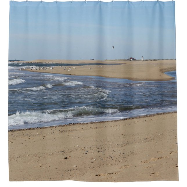 Sand und Meer Duschvorhang (Vorderseite)
