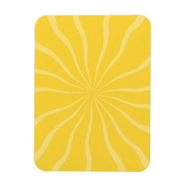 SAND UND MEER HELLE GELBE SONNENSCHIRM SUN RAYS GI MAGNET