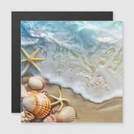 Sand und Meer Magnetkarte
