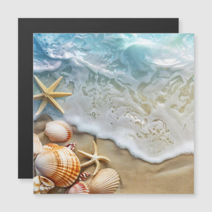 Sand und Meer Magnetkarte