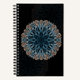 Sand- und Meeres-Mandala  Notizbuch