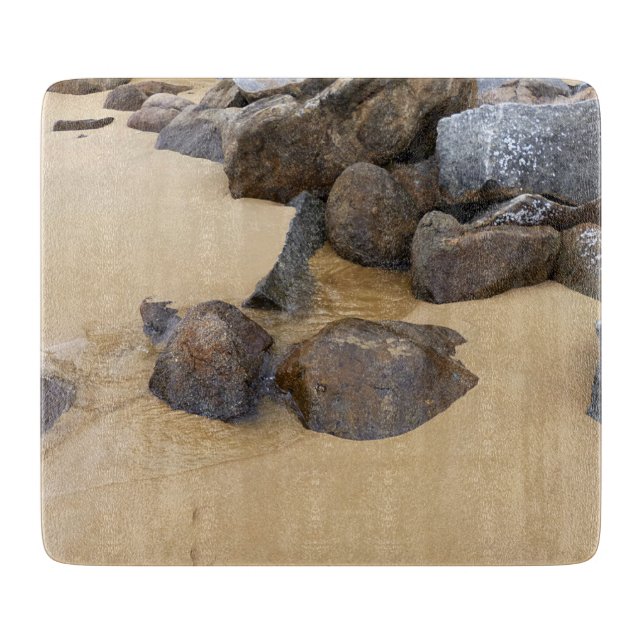 Sand und Steine Schneidebrett (Vorderseite)