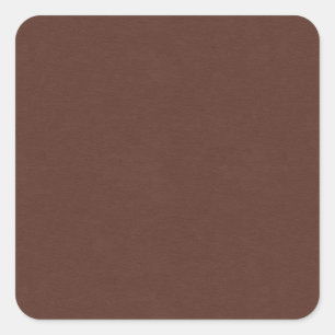 SAND- UND STRANDSOLID-MITTLERES DUNKKAFFECHOKOLAT QUADRATISCHER AUFKLEBER