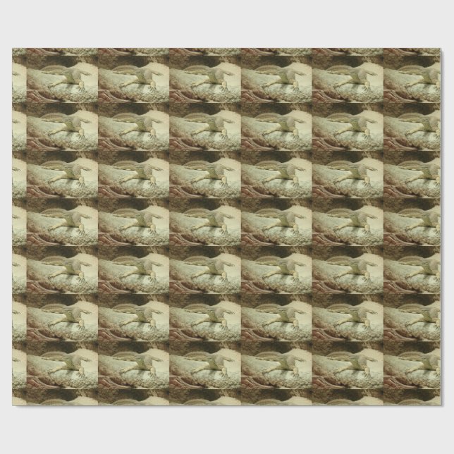Sand-Waran Geschenkpapier (Flach)