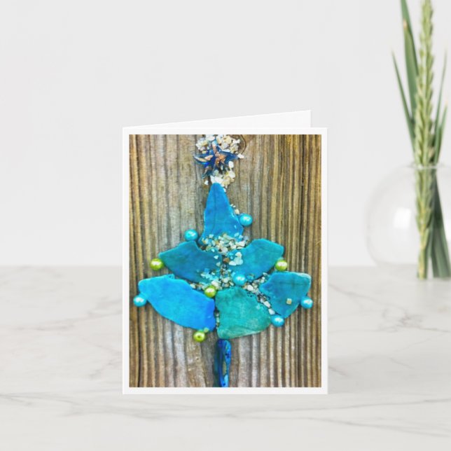 Sand $$ Weihnachtskarte Feiertagskarte (Vorderseite)