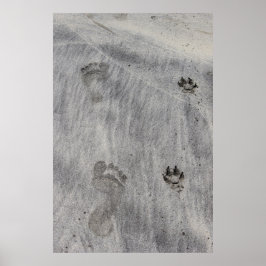 Sand Writen Liebe Poster