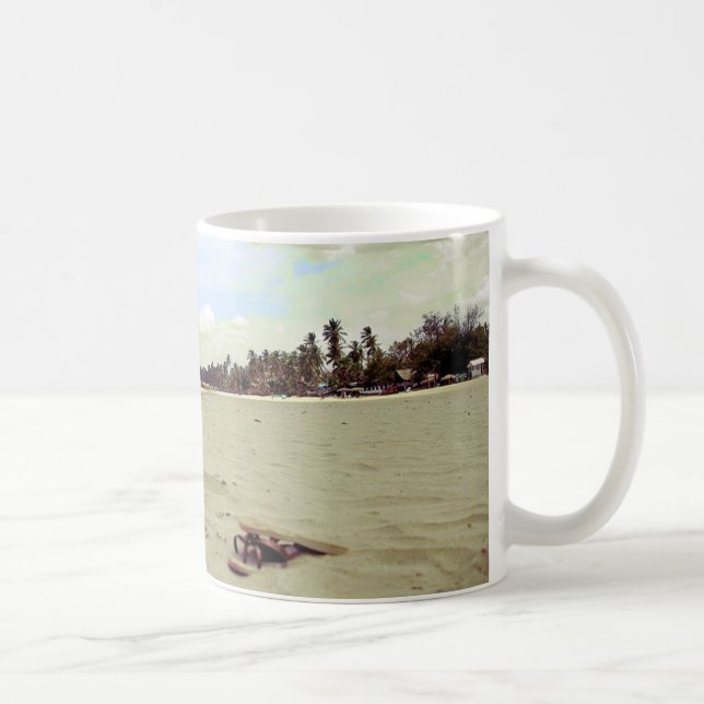 Sandalen am Tropical Beach Kaffeetasse (Rechts)