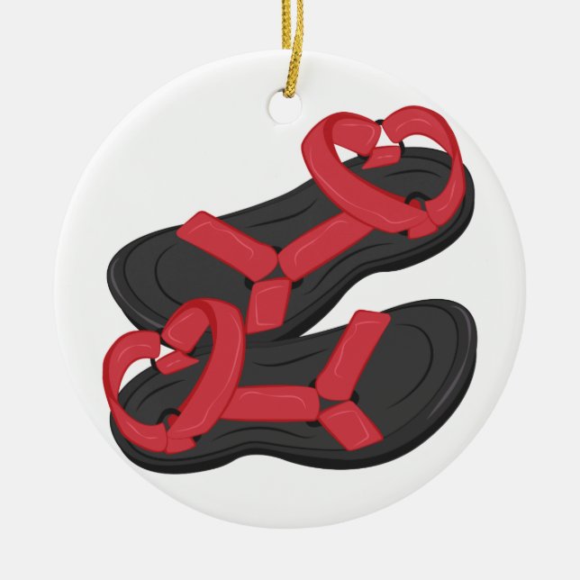 Sandalen Keramik Ornament (Vorne)