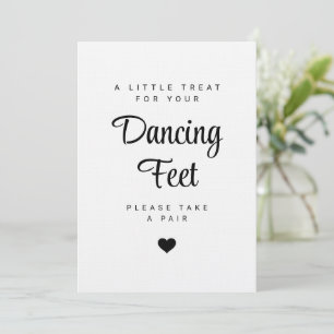 Sandales de danse Invitation de mariage Fête