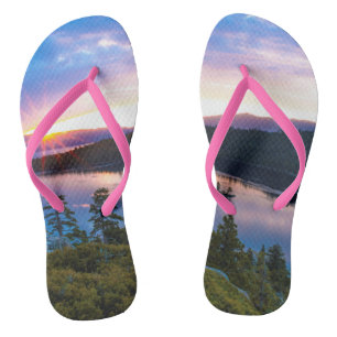 Sandales de tongs de la baie du lac Tahoe Emerald