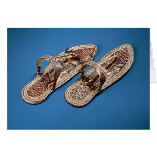 Sandales, tombe de Tutankhamun, nouveau royaume