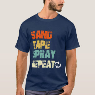 Sandape-Spray-Wiederholung Auto-Maler Gif g T-Shirt