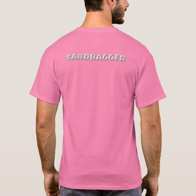 Sandbagger men pink T-shirt back (Rückseite)