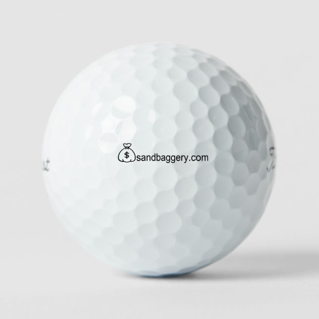 Sandbaggery ProV1s Golfball (Vorderseite)
