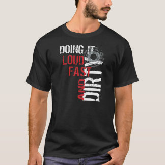 Sandbahn, die Kleid läuft T-Shirt
