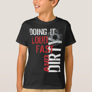 Sandbahn, die Kleid läuft T-Shirt