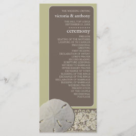 Sandballplatz, Vintage Hochzeit am Strand Programm