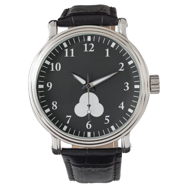 Sandbank Armbanduhr (Vorderseite)