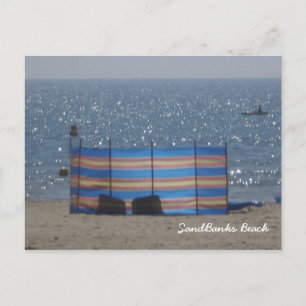 SandBanks Beach Postkarte