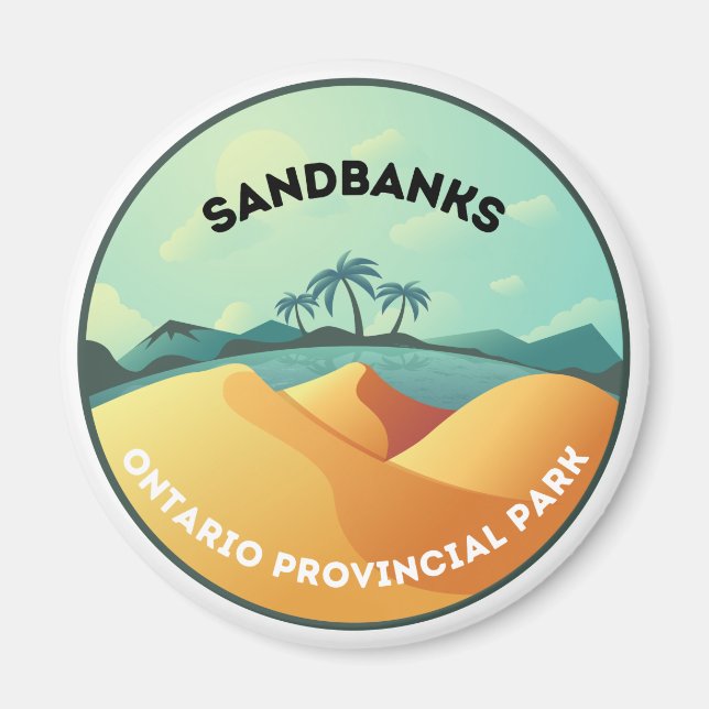 Sandbanks Ontario Provincial Park Magnet (Vorne)