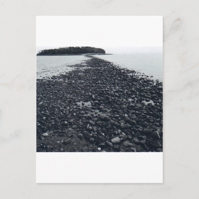 Sandbar Postkarte (Vorderseite)