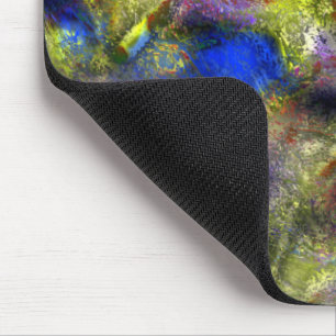 Sandblasted-gelb-rote Farbe auf Baumwolle Mousepad