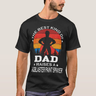 Sandblaster Paint Sprayer Bester Vater T-Shirt