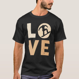Sandboard Liebe Boardsport Sand Dune Sandboarding T-Shirt
