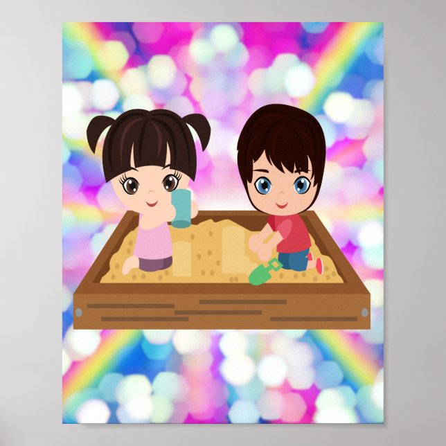 SANDBOX PLAYTIME KIDS POSTER (Vorne)