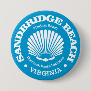 Sandbridge Beach (Muschel) Button