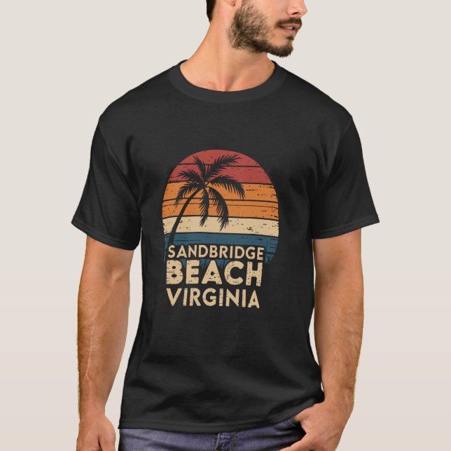 Sandbridge Beach US Virginia T-Shirt (Vorderseite)