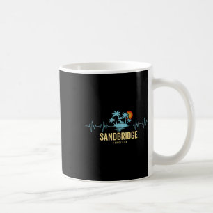 Sandbridge Beach Virginia Herzschlag 80er Retro St Kaffeetasse