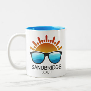 Sandbridge Beach Virginia Sonnenbrillen Zweifarbige Tasse