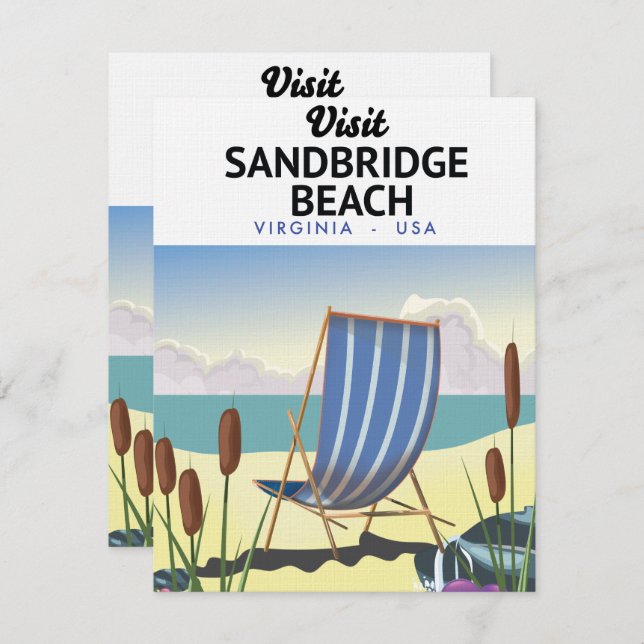 Sandbridge Beach Virginia USA, (Vorne/Hinten)