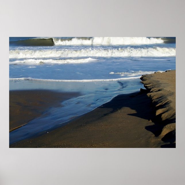 Sandbridge Beach Wave Poster (Vorne)